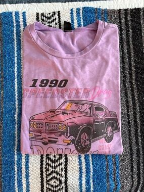 1990 Speedster Graphic Tee - Lilac Kids Shirt